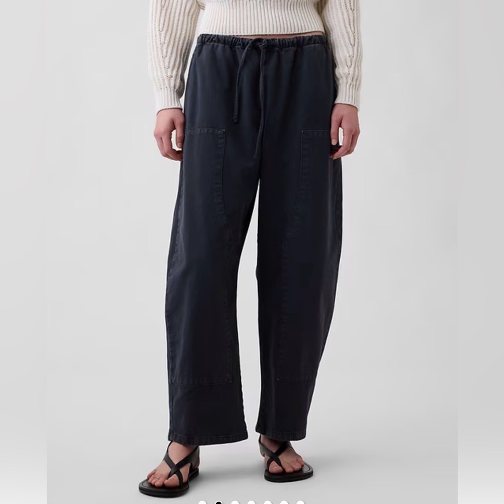 Gap easy double knee barrel pant